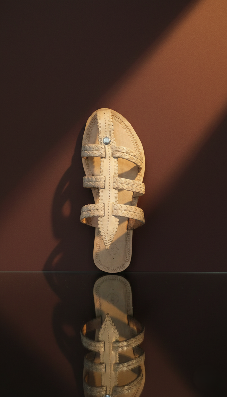 Kolhapuri Dhum Patta Box Heel (Ladies)